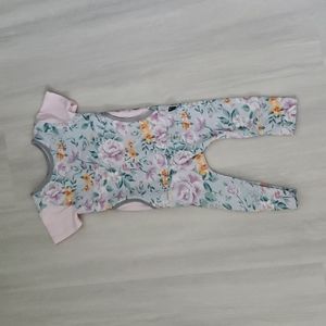rags floral romper. size 6-12 months